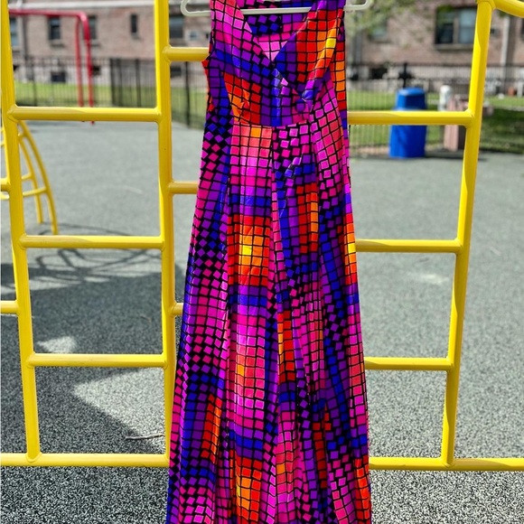 Vintage, Ludy for Ludi’s Honolulu, 60s 70s Psychedelic Hawaiian Dress - Picture 3 of 5